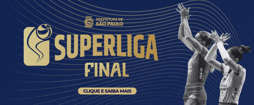 Na imagem, arte da final da Superliga