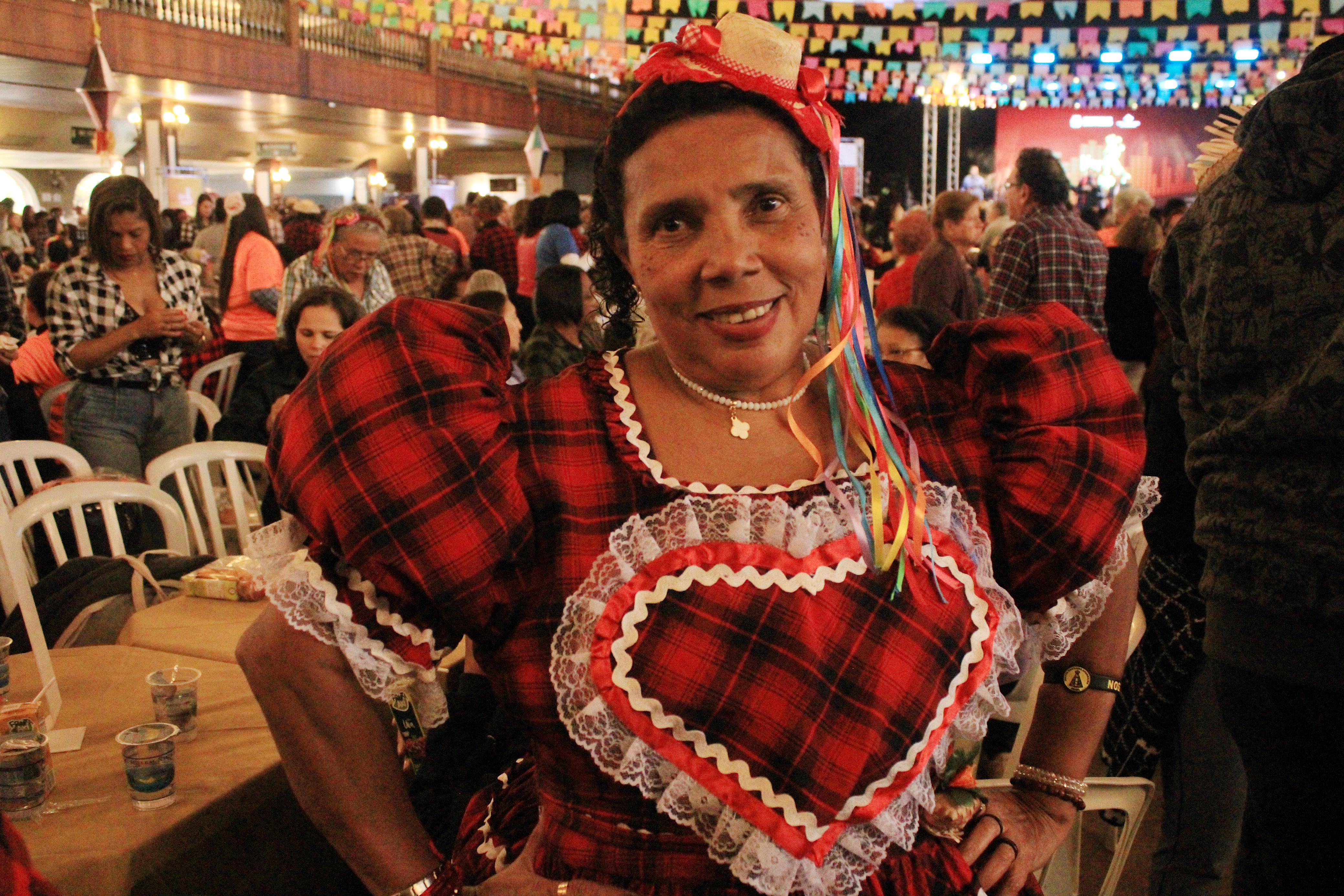 Na imagem, participante do Vem Dançar.