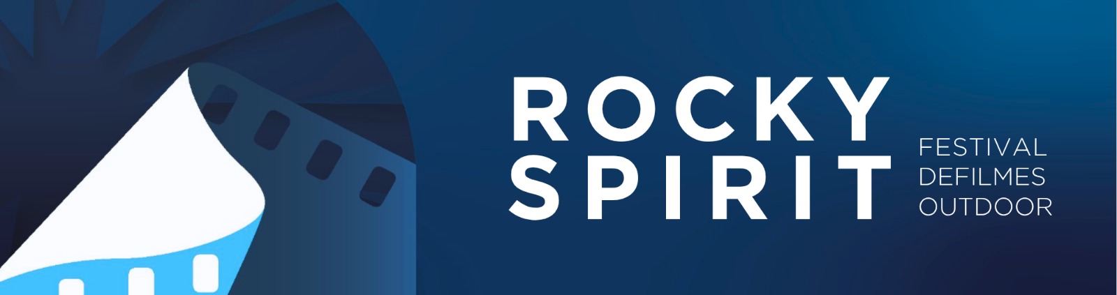 Na imagem, arte com o logo do Festival Rocky Spirit.