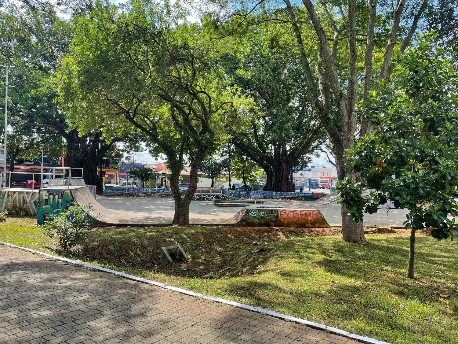 #PraTodosVerem: Imagem mostra a pista de skate da Praça do Vinho