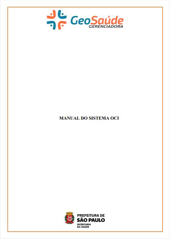 Capa do Manual Sistema OCI - Completo
