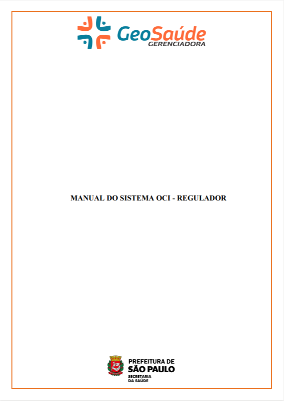 Capa do Manual Sistema OCI - Regulador