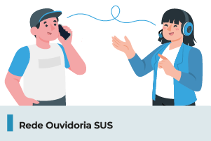 A imagem mostra uma ilustração de duas pessoas. Abaixo, uma faixa com o texto 