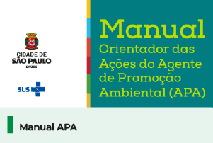 A imagem possui o logo da Cidade de São Paulo, o SUS e Um texto Descrito 