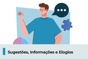 A imagem possui uma ilustração com um homem vestindo azul, ao fundo elementos como balão de diálogo, peças de quebra-cabeça, gráfico tipo pizza. Abaixo, uma faixa com o texto 