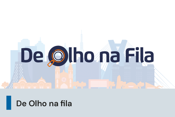 A imagem mostra uma ilustração de cidade, com destaque no logo do 