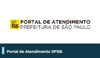 A imagem possui um fundo branco com o logo e textos do Portal SP156. Abaixo, uma faixa com o texto 