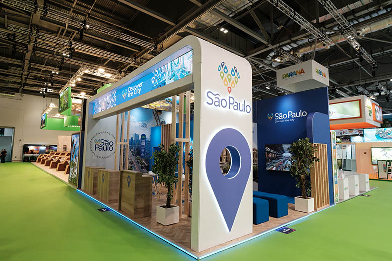 Estande da Cidade de São Paulo na WTM London 2025